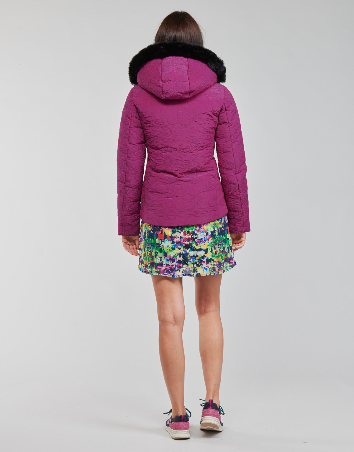 Piumino Donna Desigual SNOW Rosa