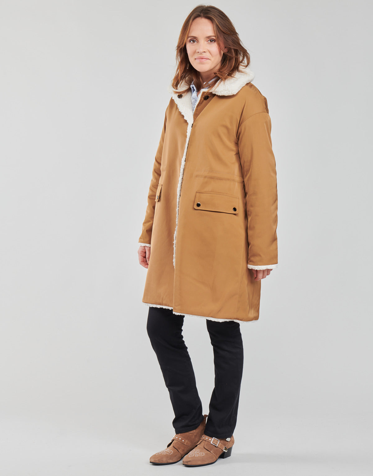 Mantella Donna Derhy JAGUAR PARKA Marrone