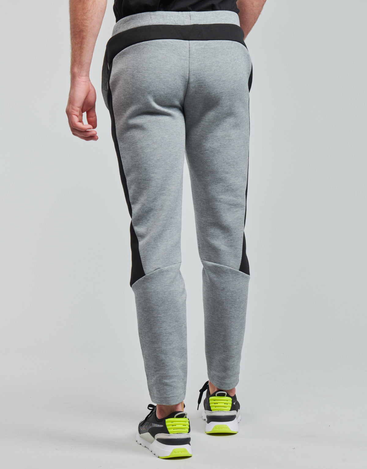 Pantaloni Sportivi Uomo Puma EVOSTRIPE CORE FZ PANT Grigio