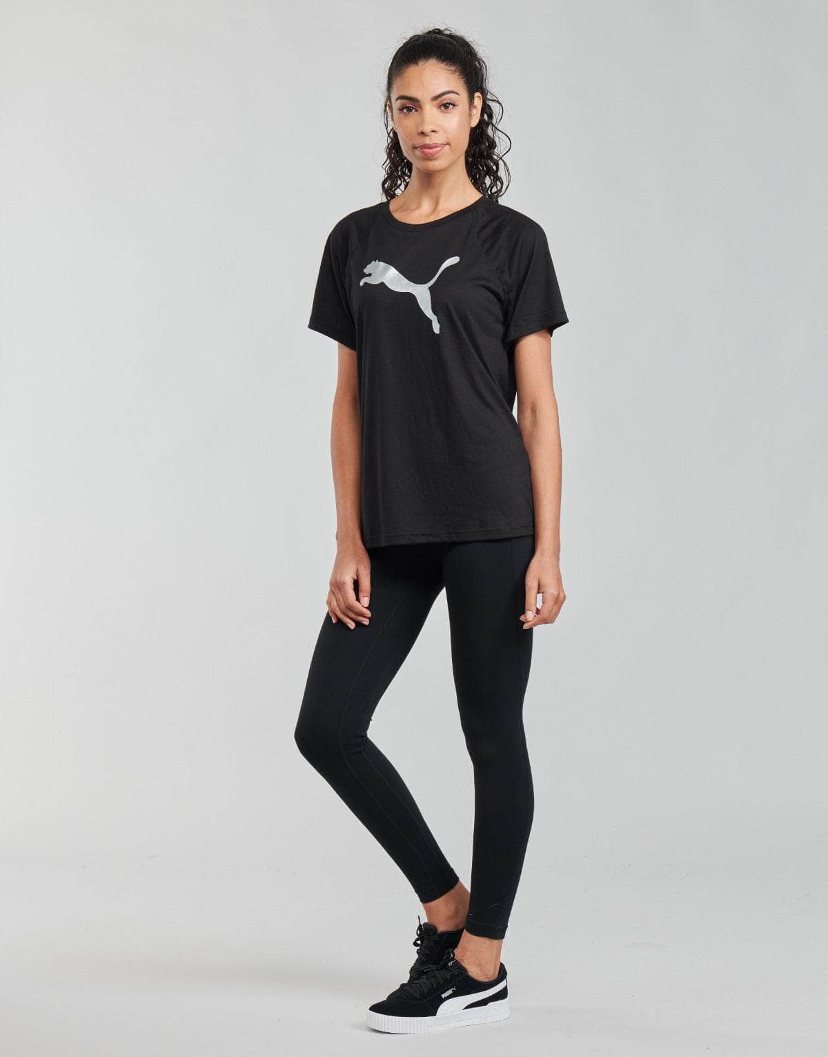 T-shirt Donna Puma EVOSTRIPE TEE Nero