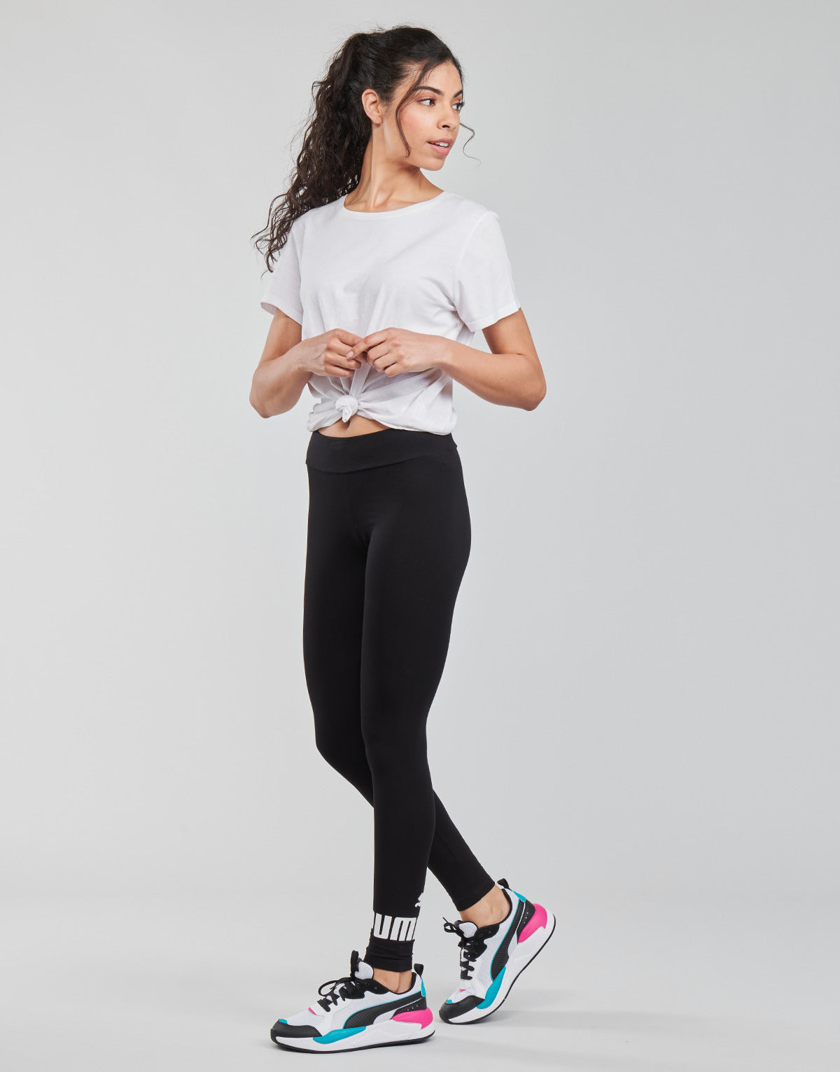 Collant Donna Puma ESS LOGO LEGGINGS Nero