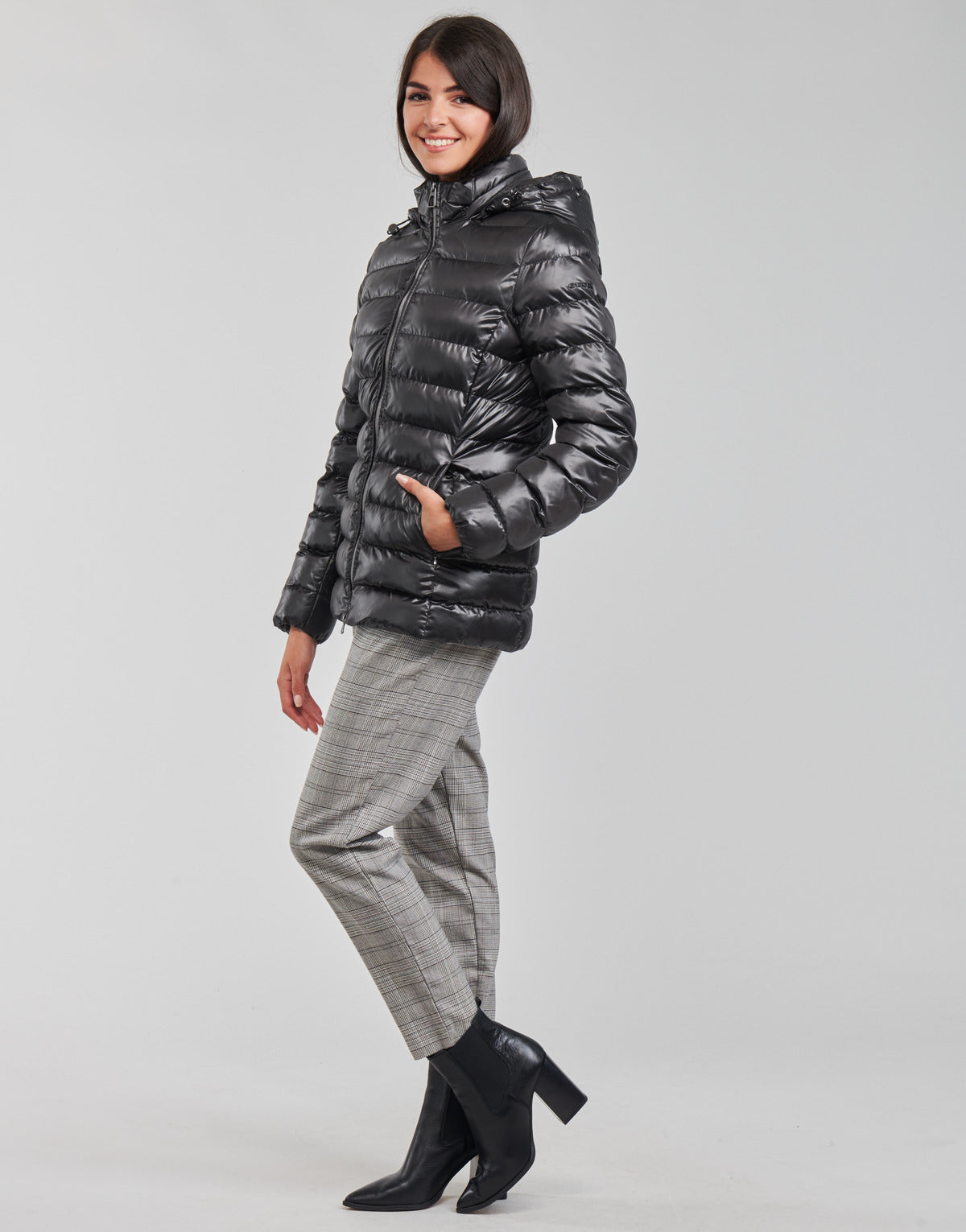 Piumino Donna Geox ALHOUR MID Blu