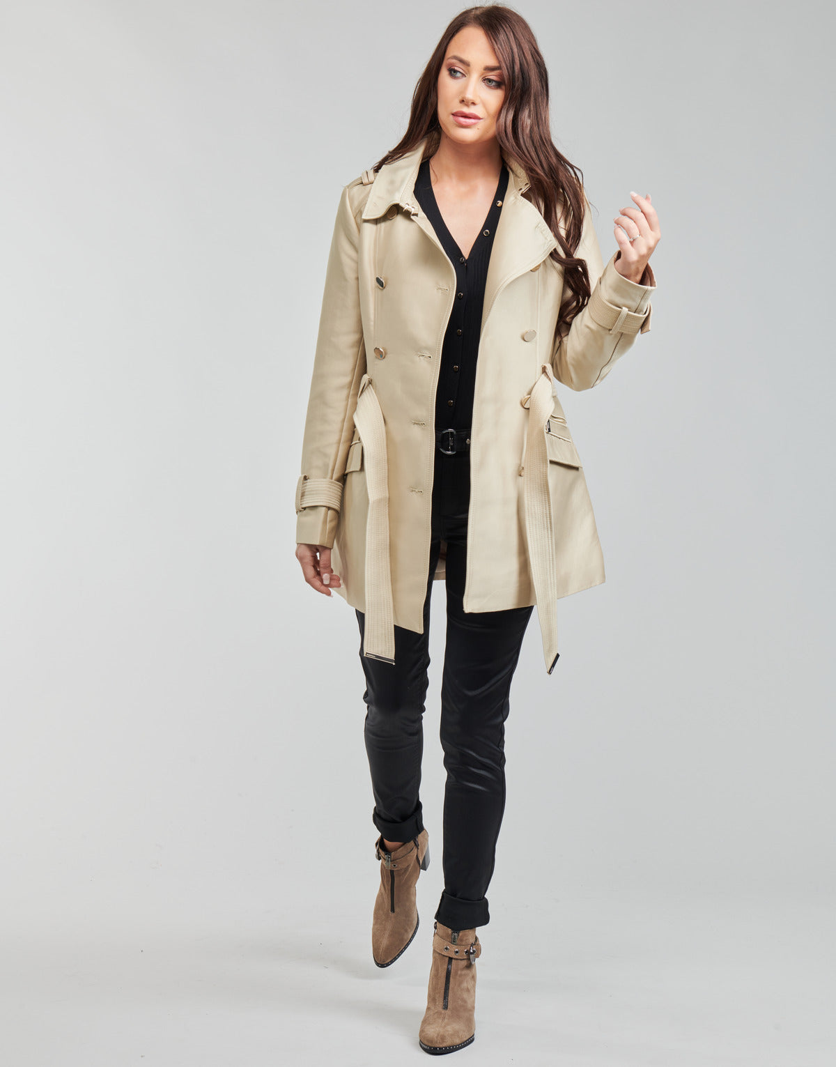 Trench Donna Morgan  GIZA  Beige