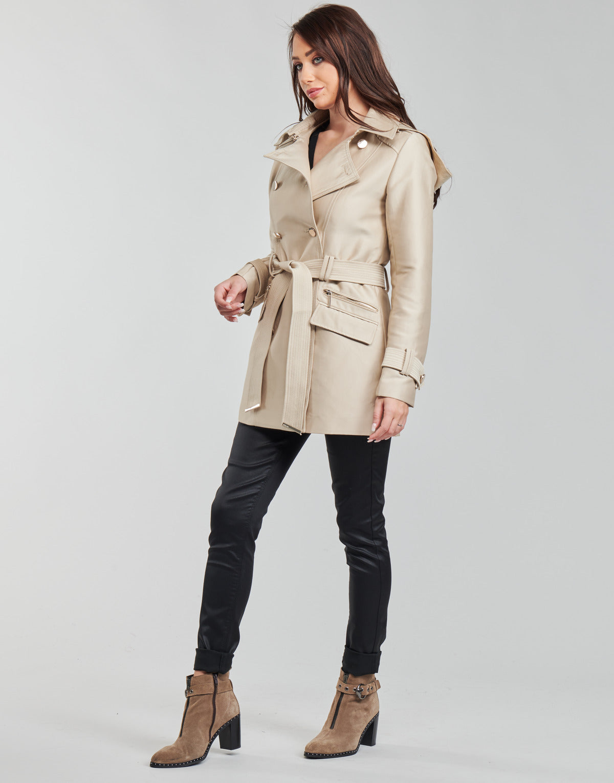 Trench Donna Morgan  GIZA  Beige