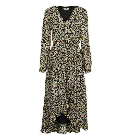 Abito lungo Donna Freeman T.Porter ROSINE BOTANIA Nero
