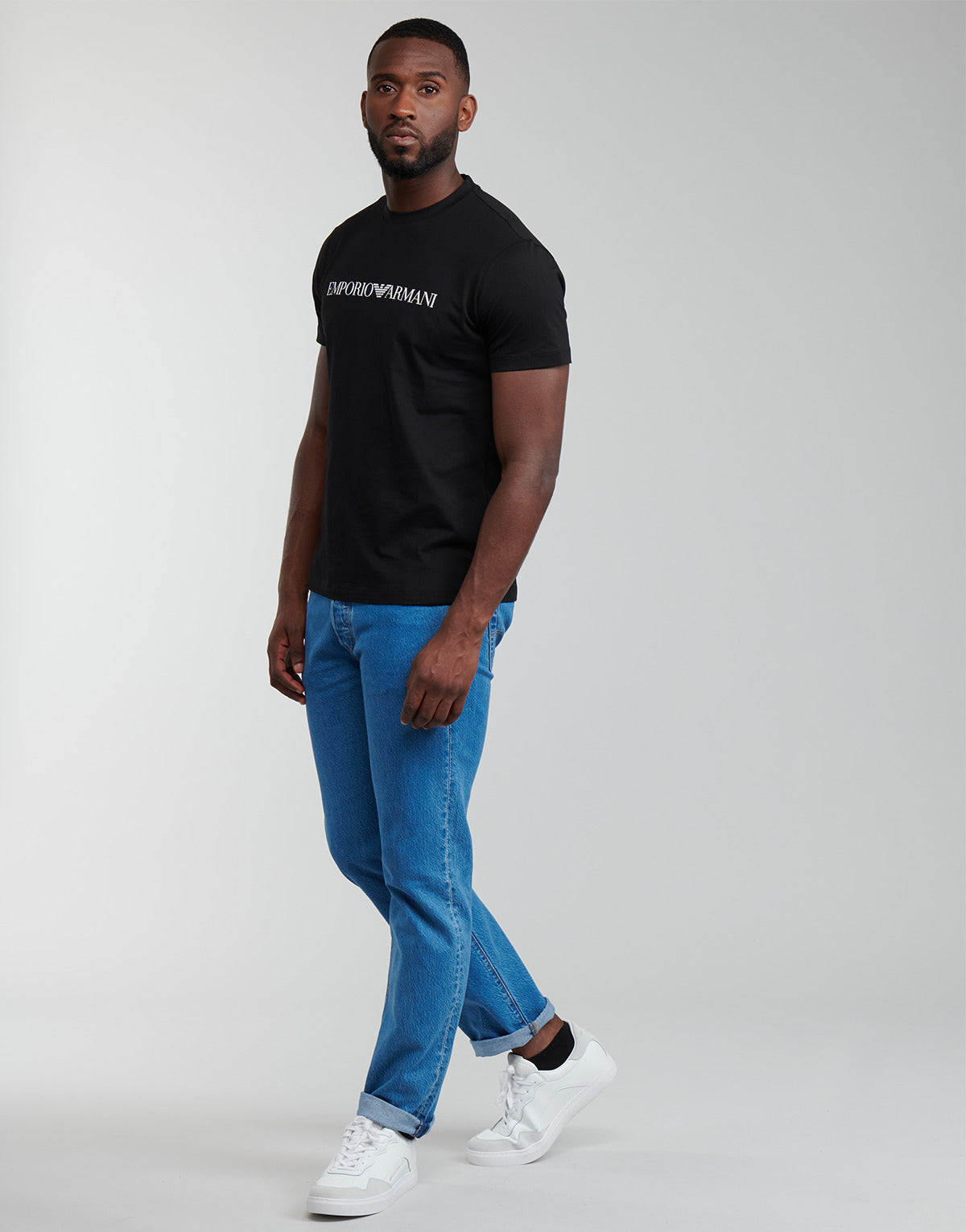 T-shirt Uomo Emporio Armani 8N1TN5 Nero