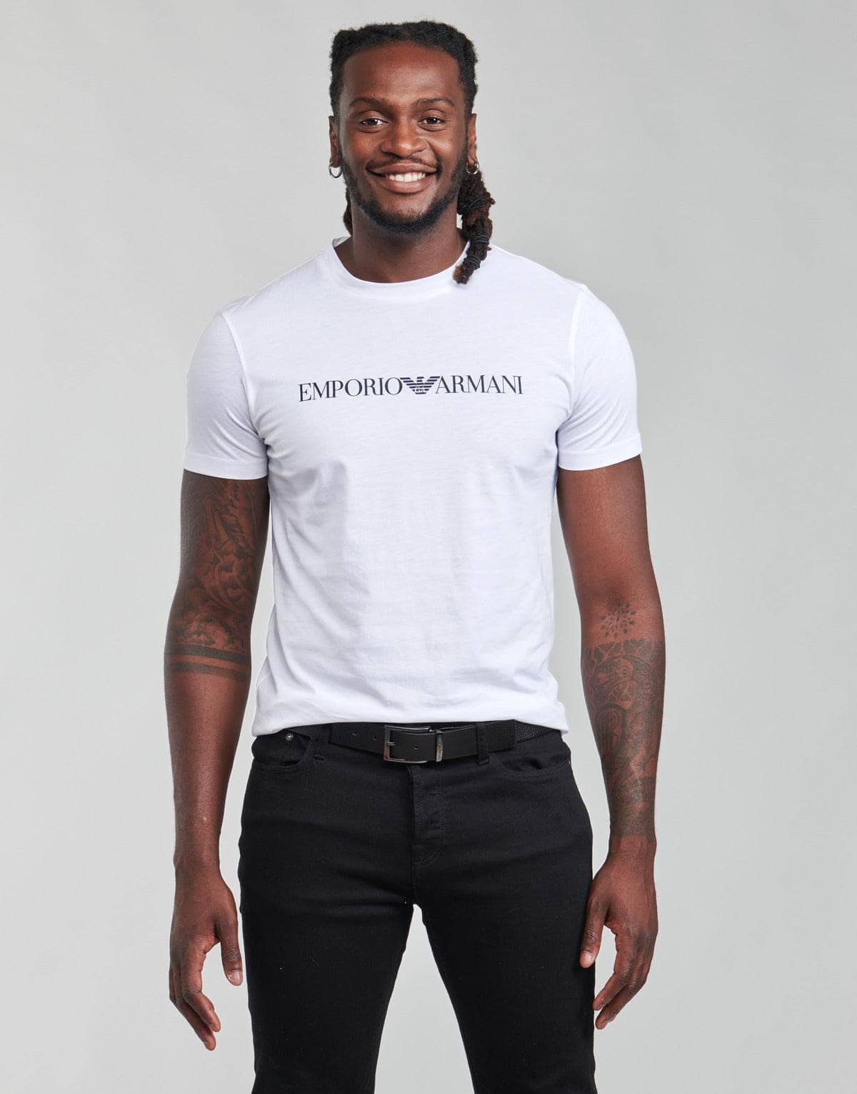 T-shirt Uomo Emporio Armani 8N1TN5 Bianco