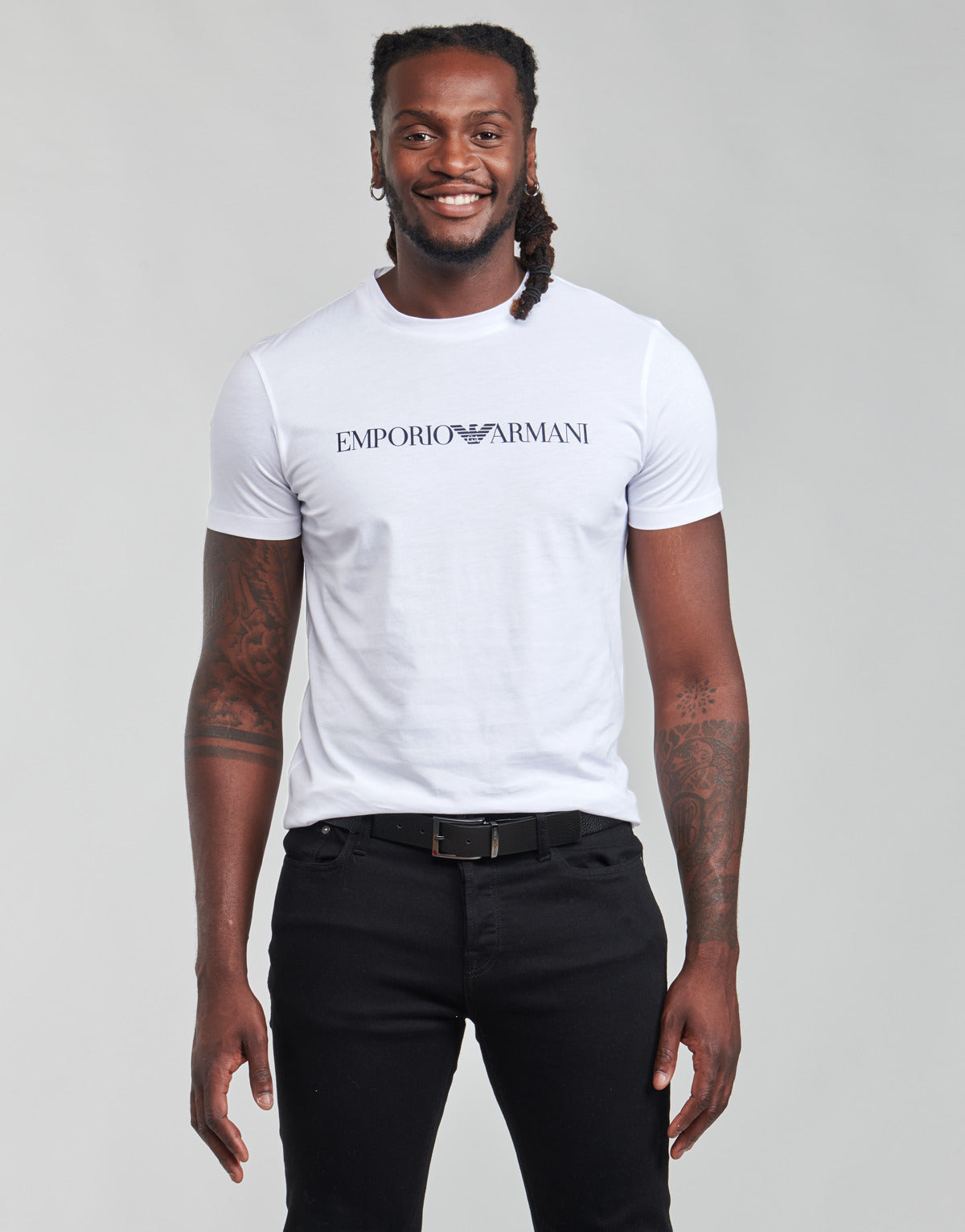 T-shirt Uomo Emporio Armani 8N1TN5 Bianco