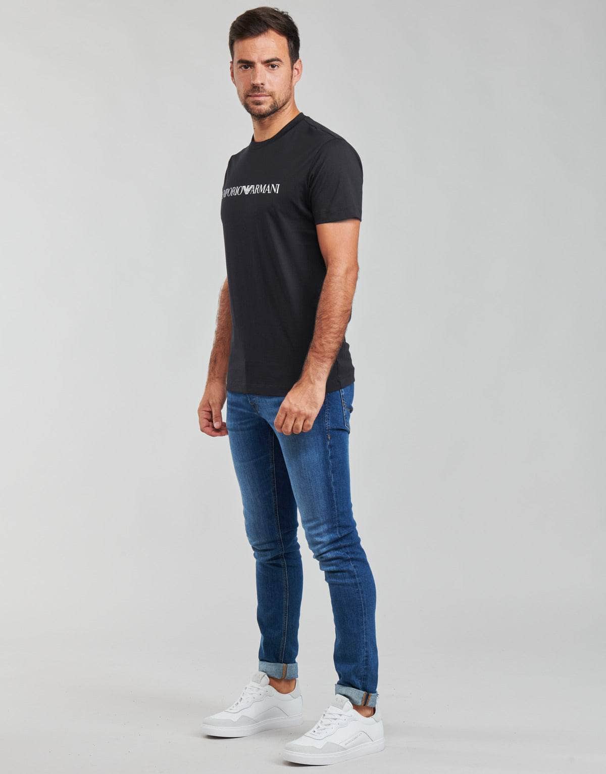 T-shirt Uomo Emporio Armani 8N1TN5 Blu