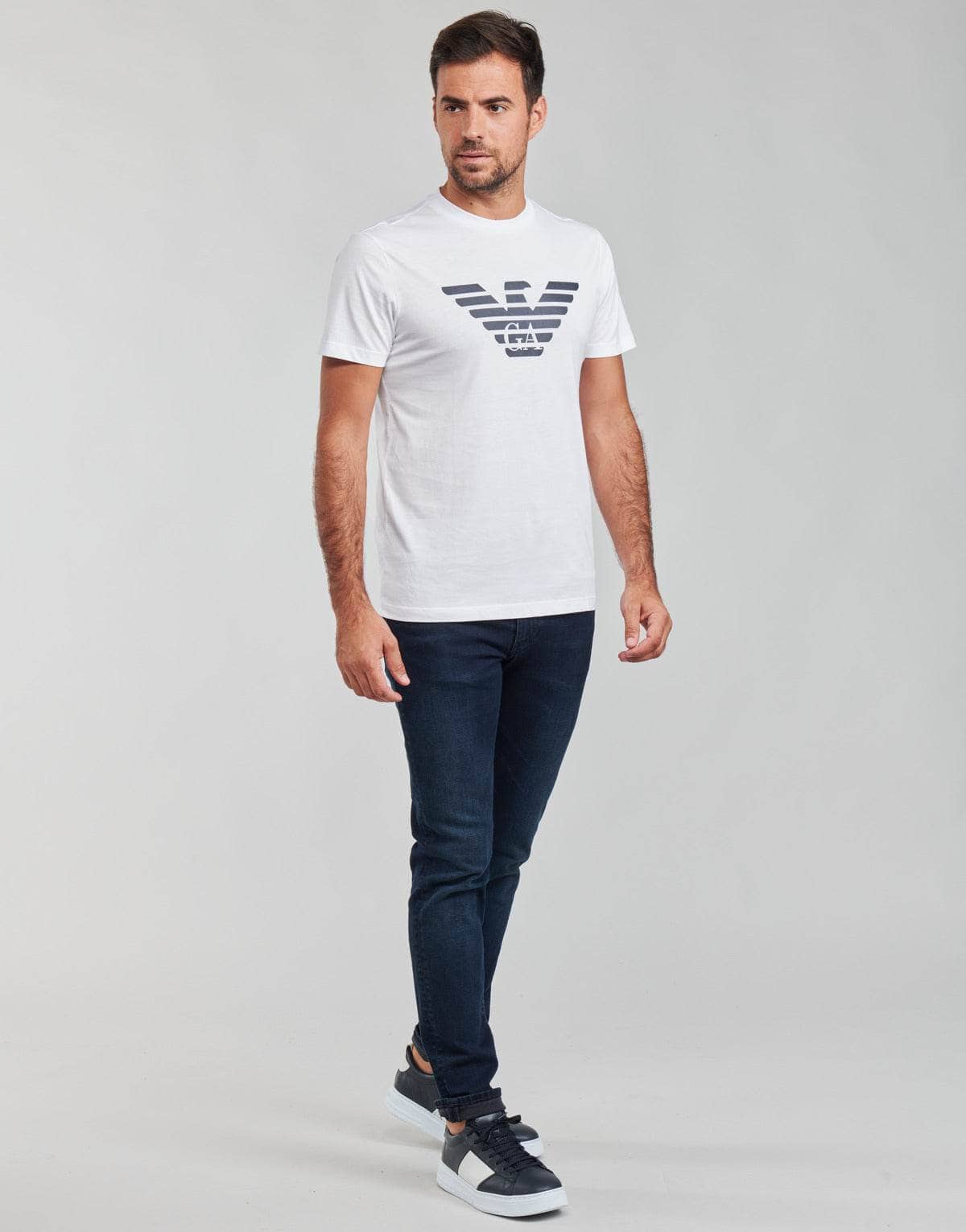 T-shirt Uomo Emporio Armani 8N1TN5 Bianco
