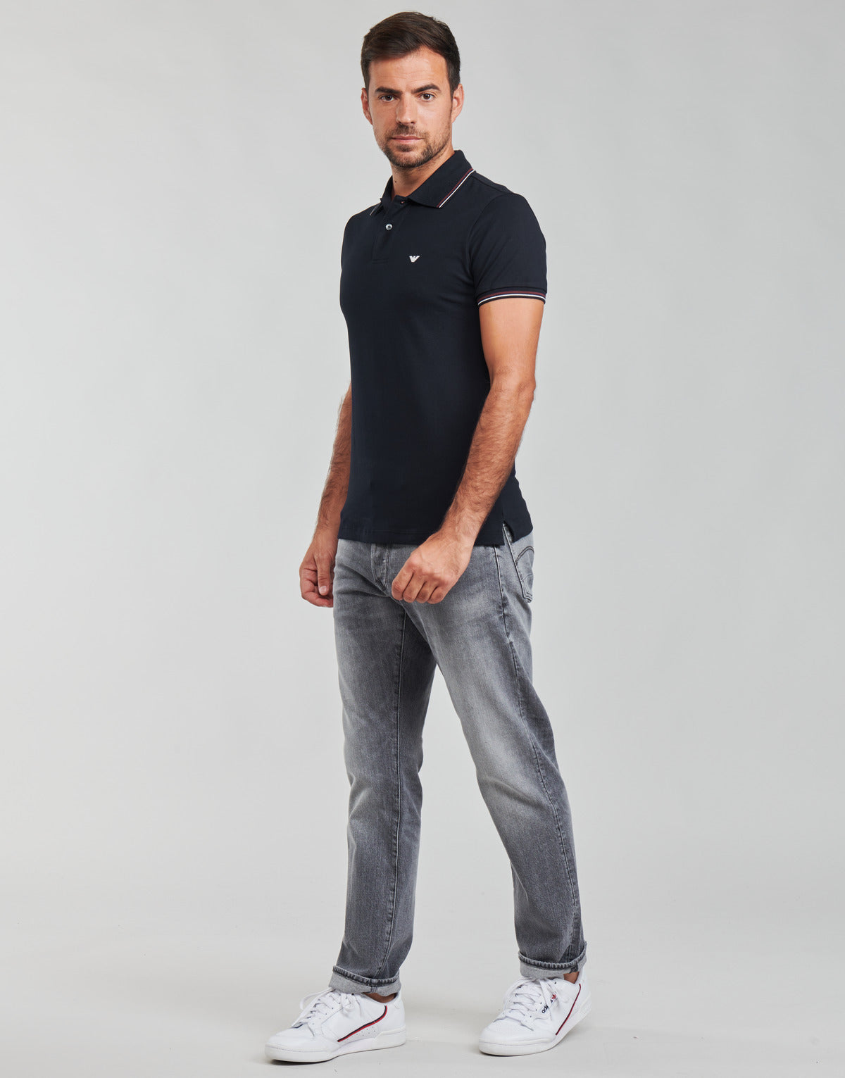 Polo Uomo Emporio Armani 8N1FB4 Blu