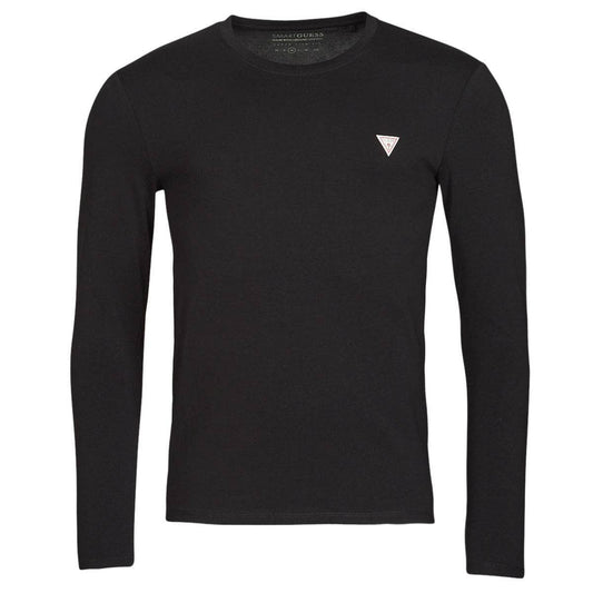 T-shirts a maniche lunghe Uomo Guess CN LS CORE TEE Nero