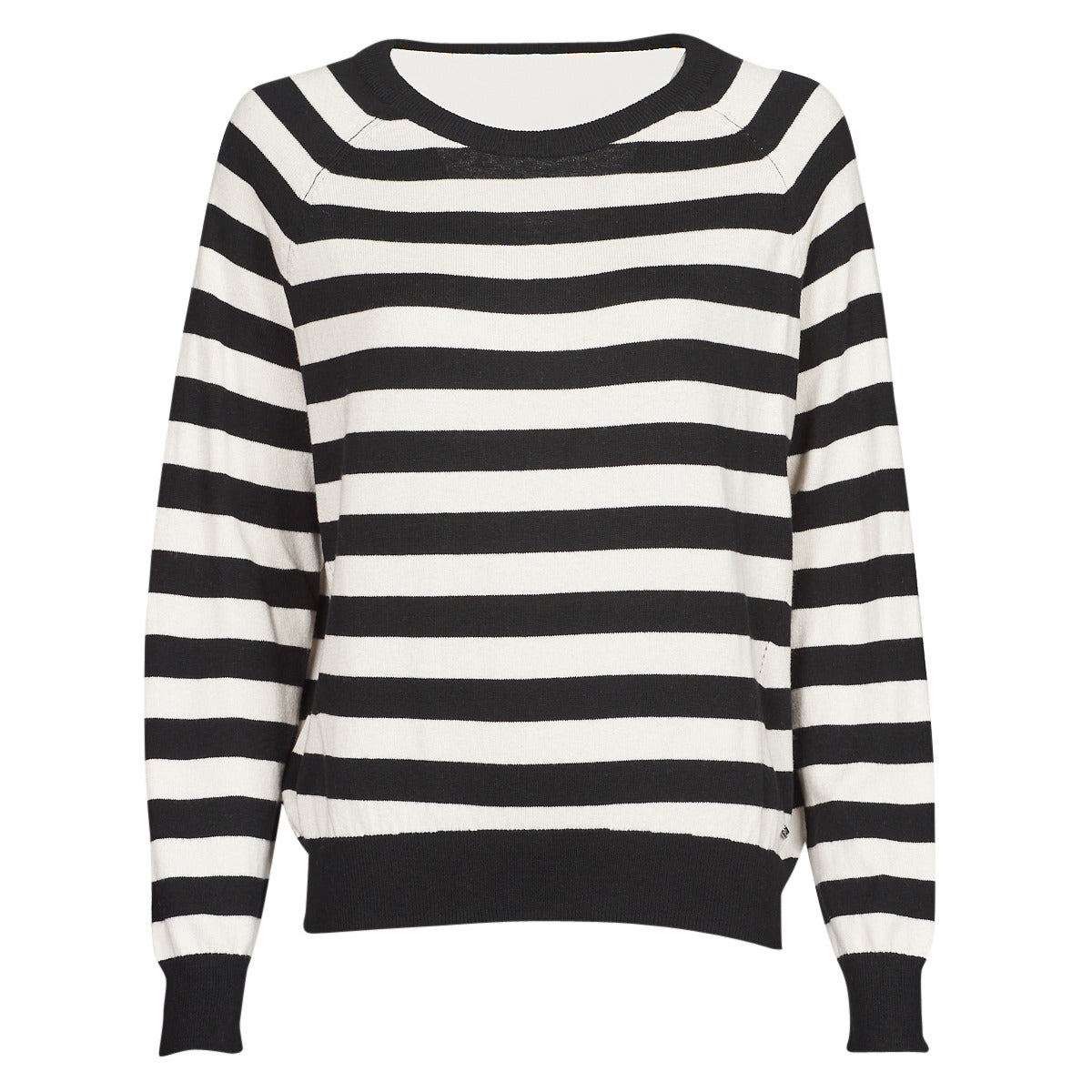 Maglione Donna Guess IRENE RN LS SWTR Nero