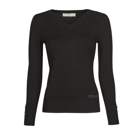 Maglione Donna Guess GENA VN LS SWTR Nero