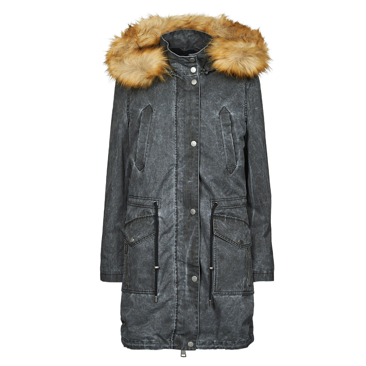 Parka Donna Guess BERENICE PARKA Nero