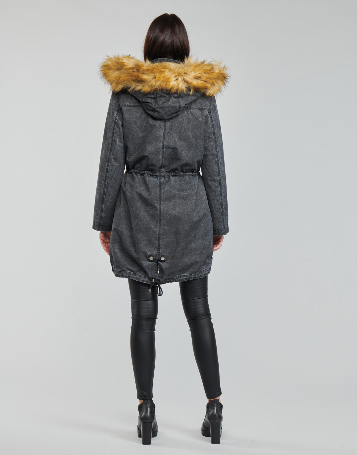 Parka Donna Guess BERENICE PARKA Nero