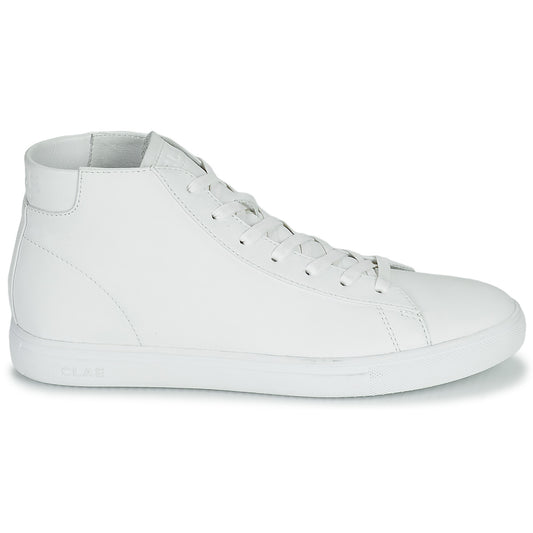 Sneakers alte Uomo Clae  BRADLEY MID  Bianco