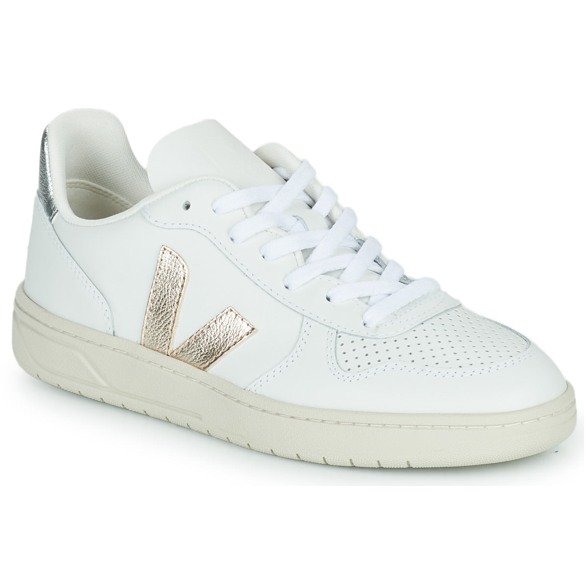 Sneakers basse Donna Veja  V-10  Bianco