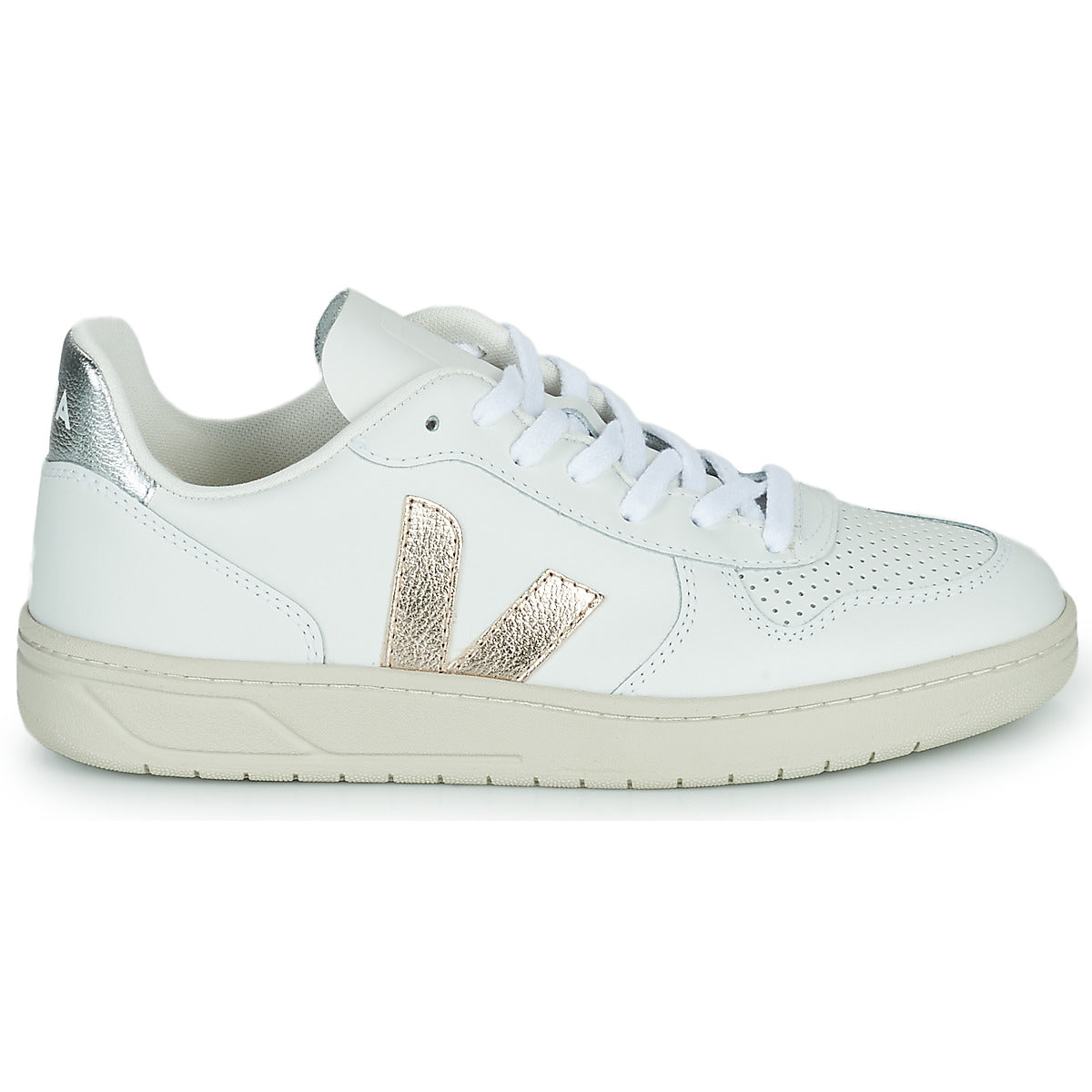 Sneakers basse Donna Veja  V-10  Bianco