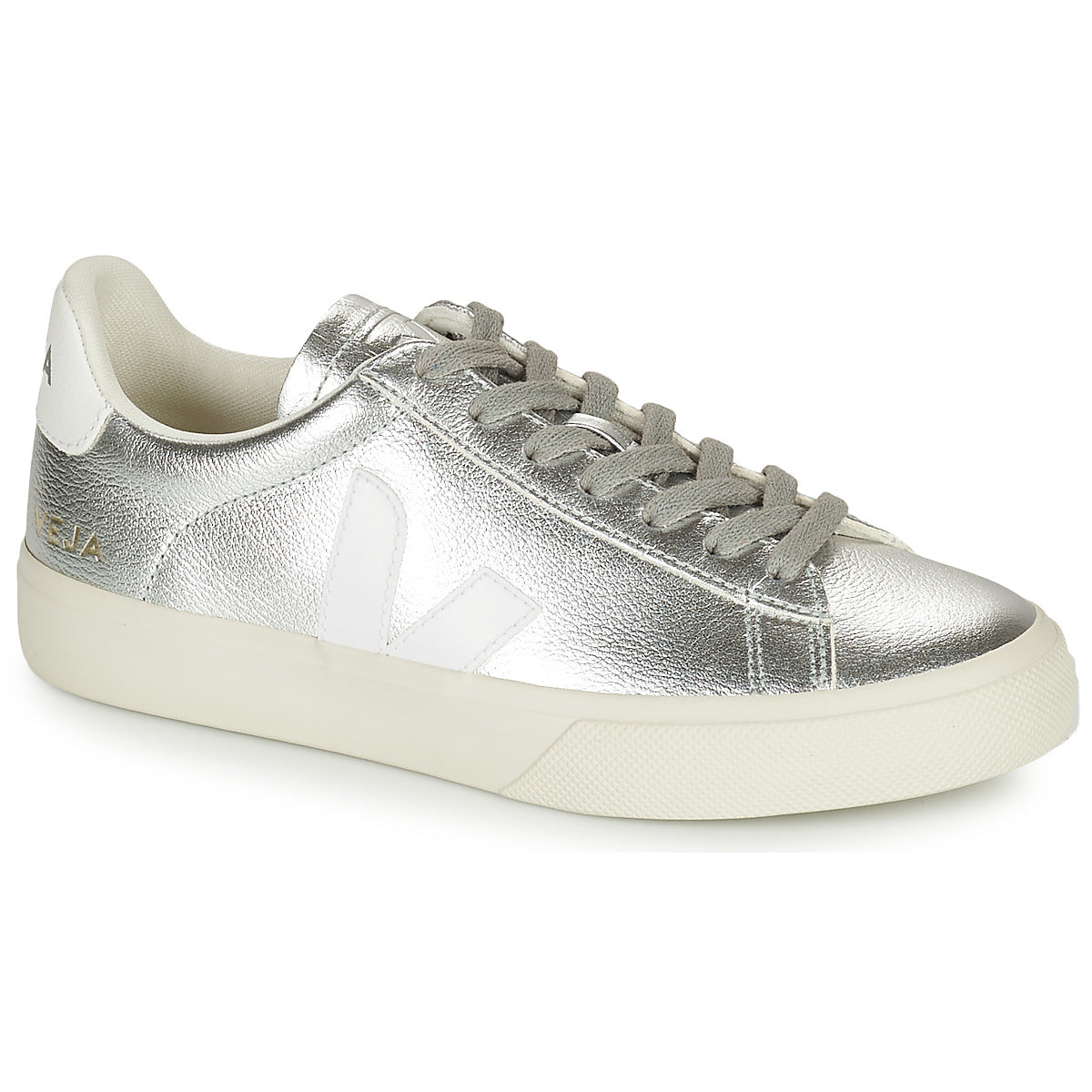 Sneakers basse Donna Veja  CAMPO  Argento