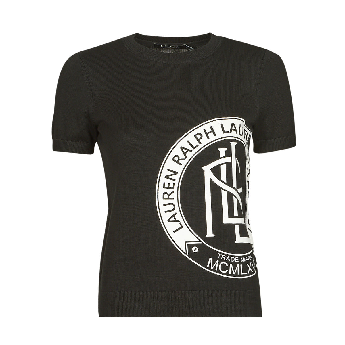 Maglione Donna Lauren Ralph Lauren  KONSUELO-SHORT SLEEVE-SWEATER  Nero