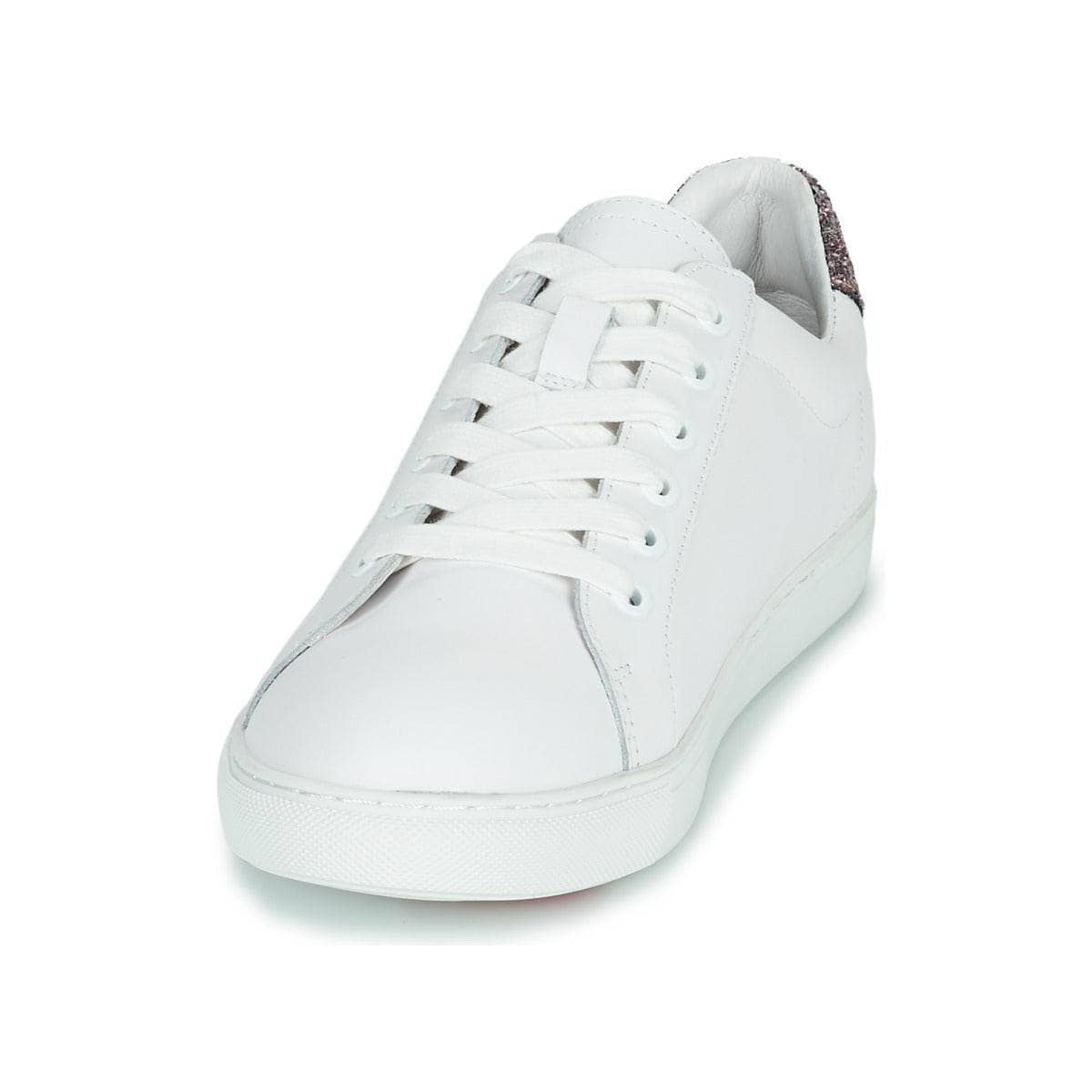 Sneakers basse Donna Bons baisers de Paname SIMONE FRENCH KISS Bianco
