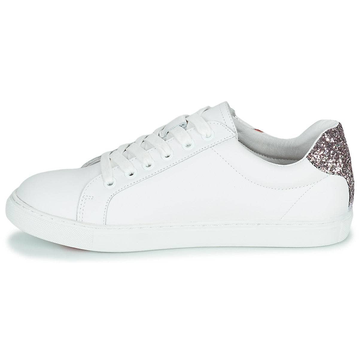 Sneakers basse Donna Bons baisers de Paname SIMONE FRENCH KISS Bianco