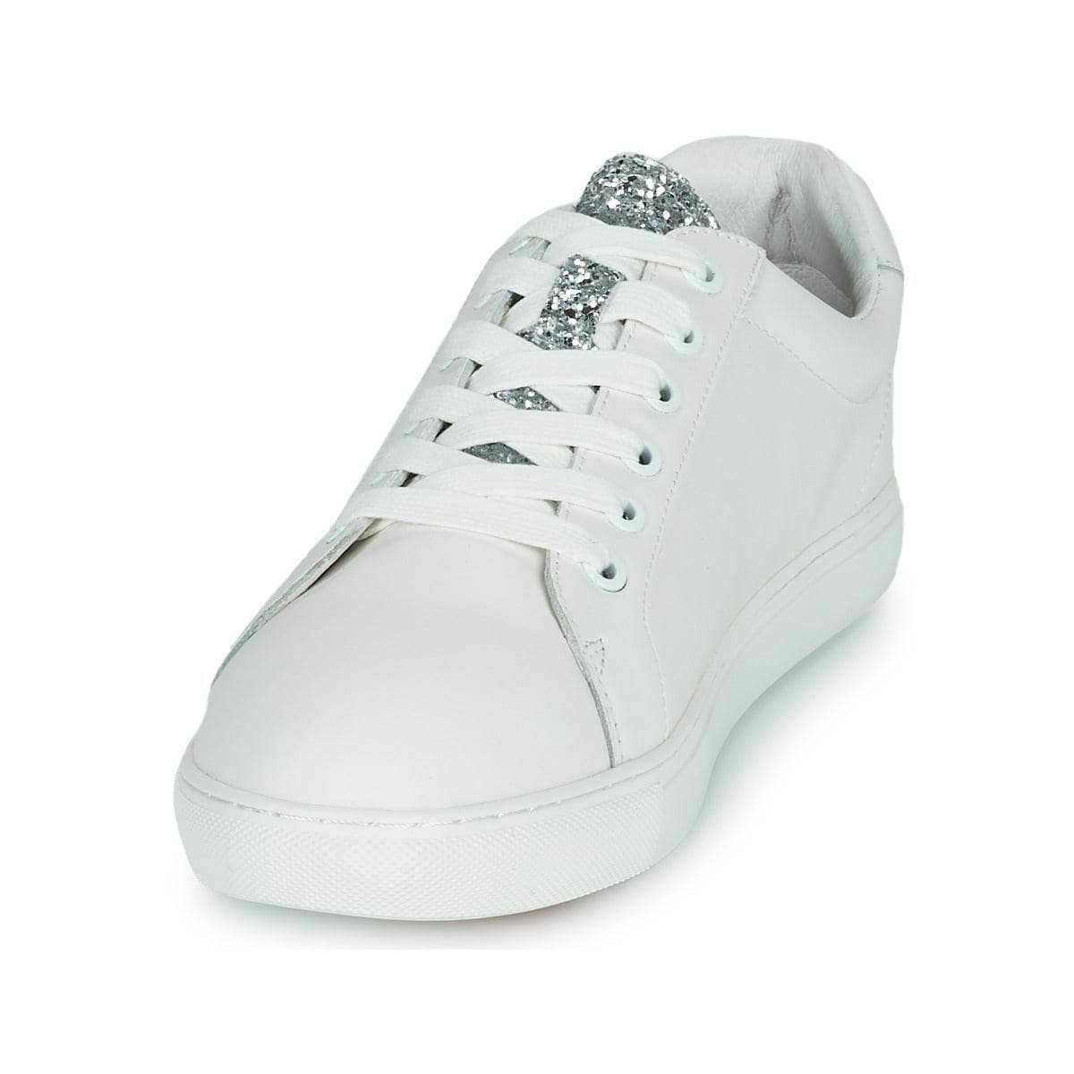 Sneakers basse Donna Bons baisers de Paname SIMONE EYES Bianco