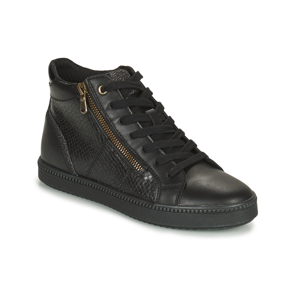 Sneakers alte Donna Geox BLOMIEE Nero