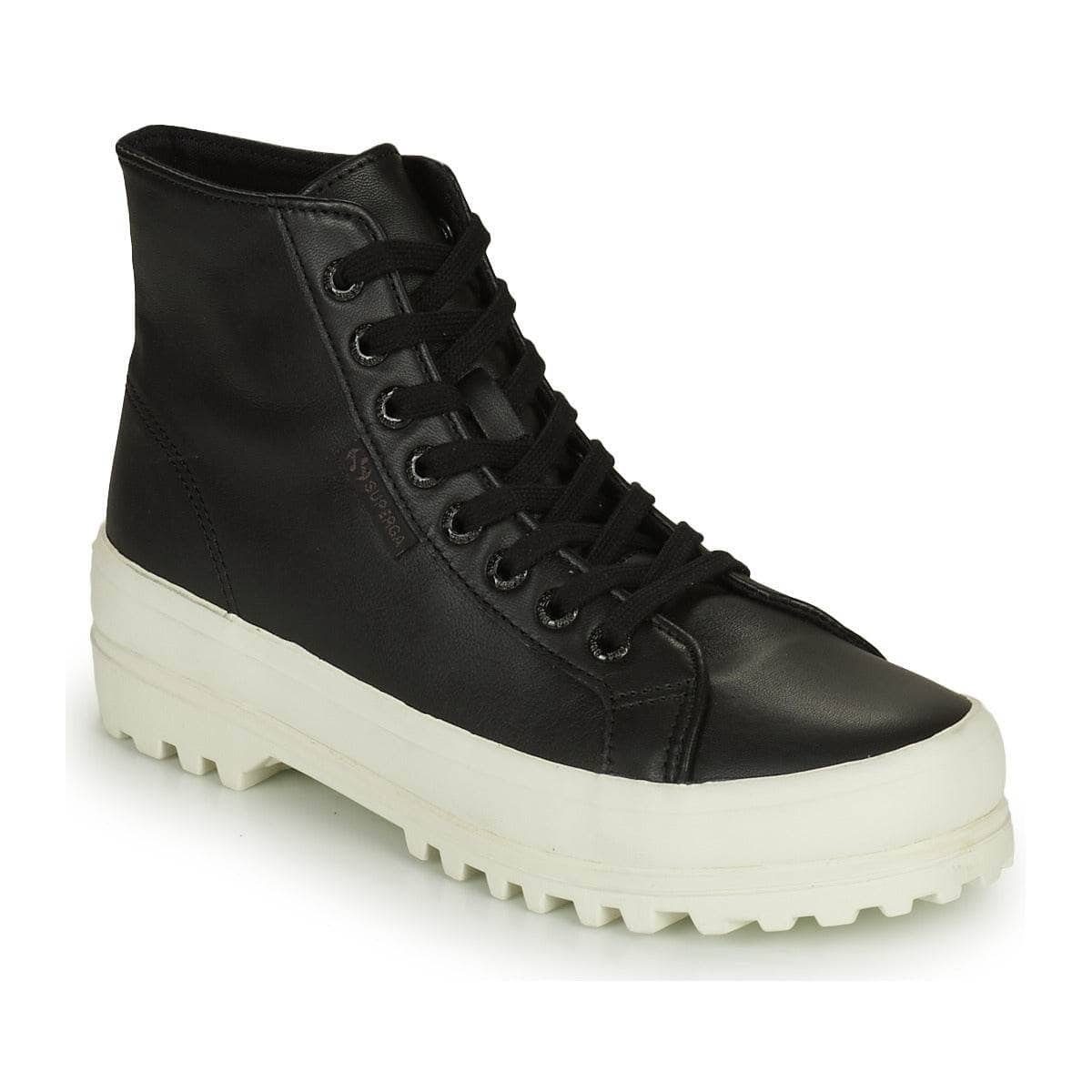 Sneakers alte Donna Superga 2341 ALPINA NAPPA Nero