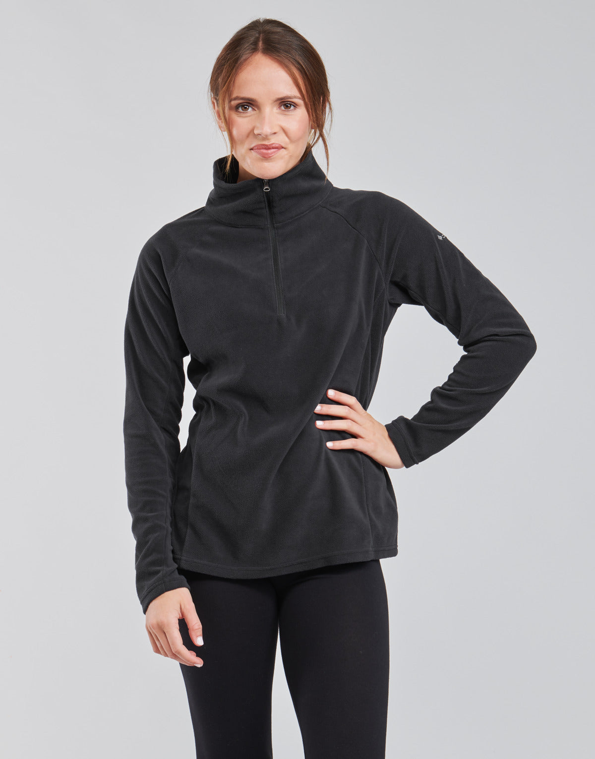 Felpa Donna Columbia GLACIAL IV ZIP Nero