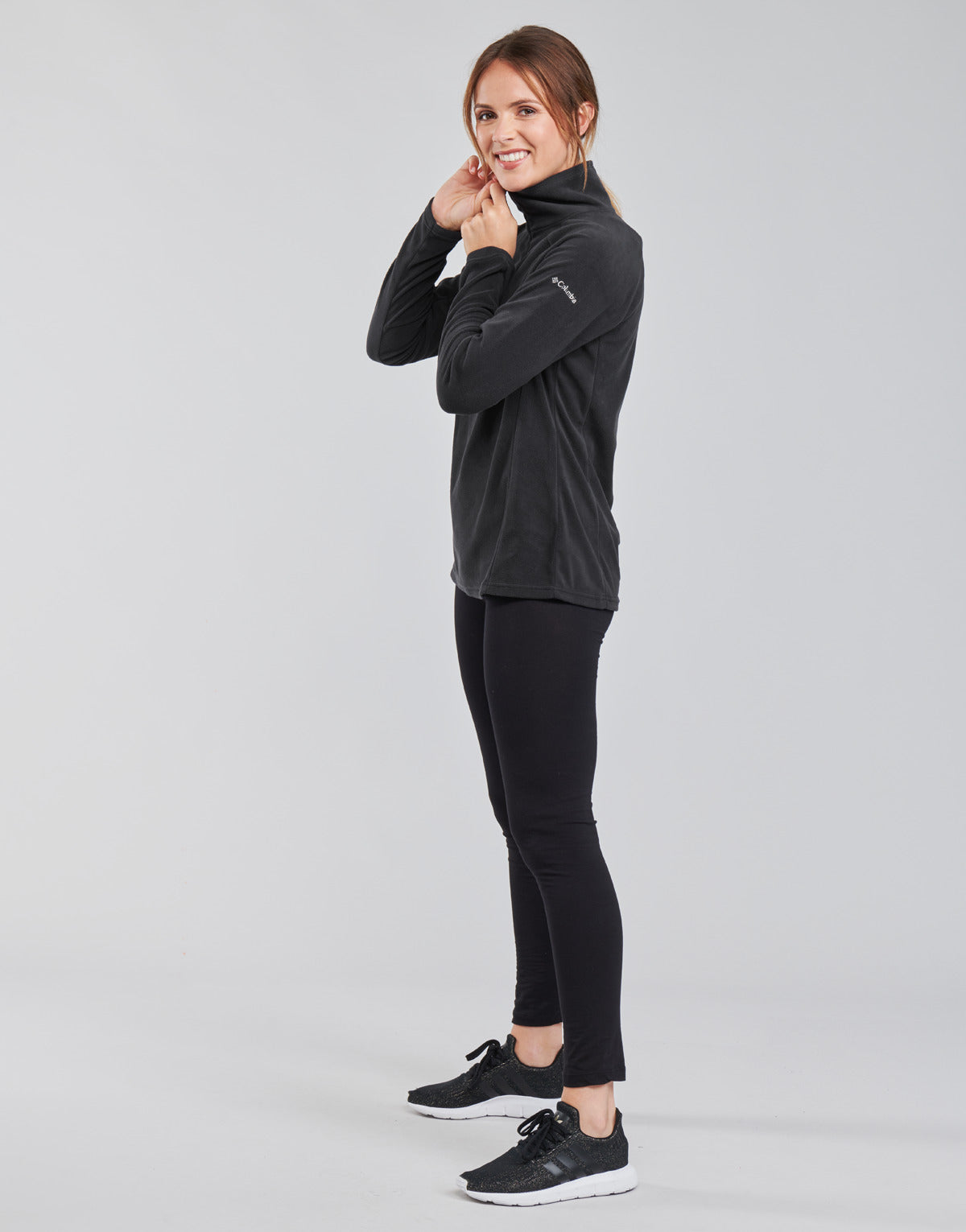 Felpa Donna Columbia GLACIAL IV ZIP Nero