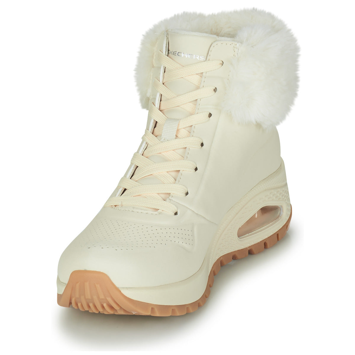 Stivaletti Donna Skechers  UNO RUGGED  Beige