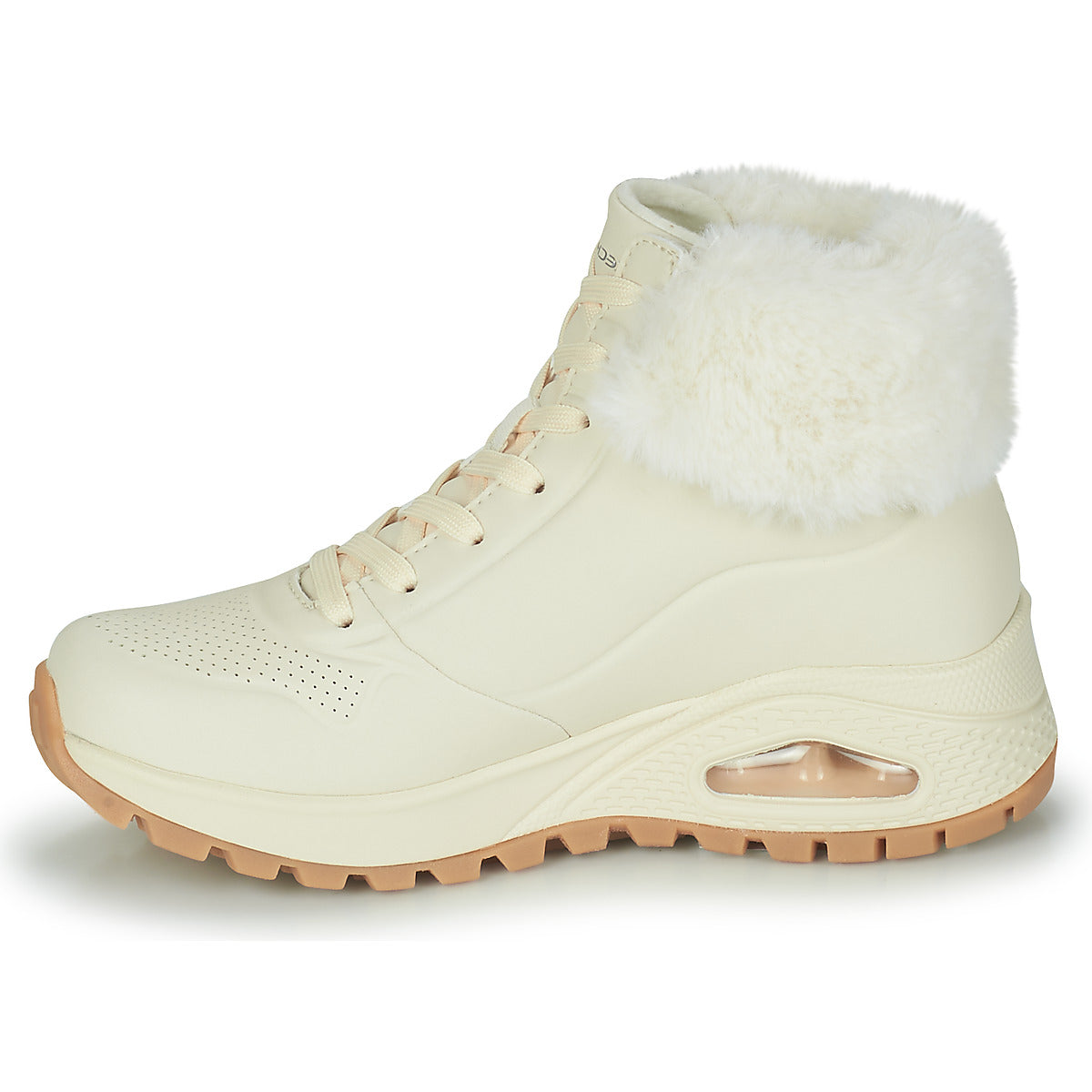 Stivaletti Donna Skechers  UNO RUGGED  Beige