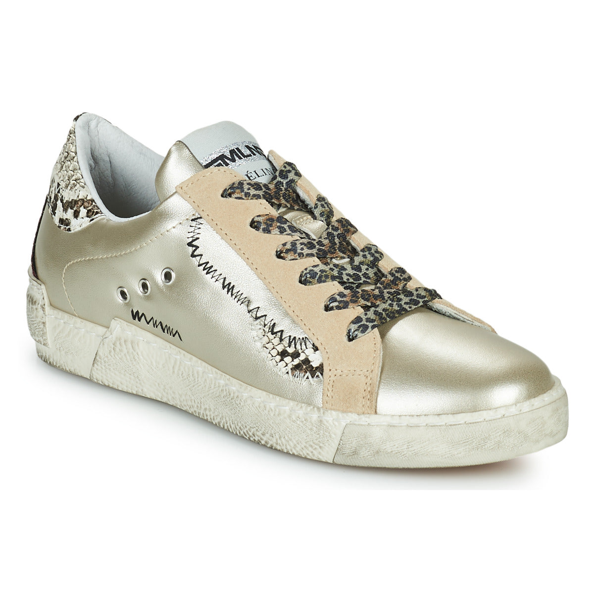 Sneakers basse Donna Meline NK139 Oro