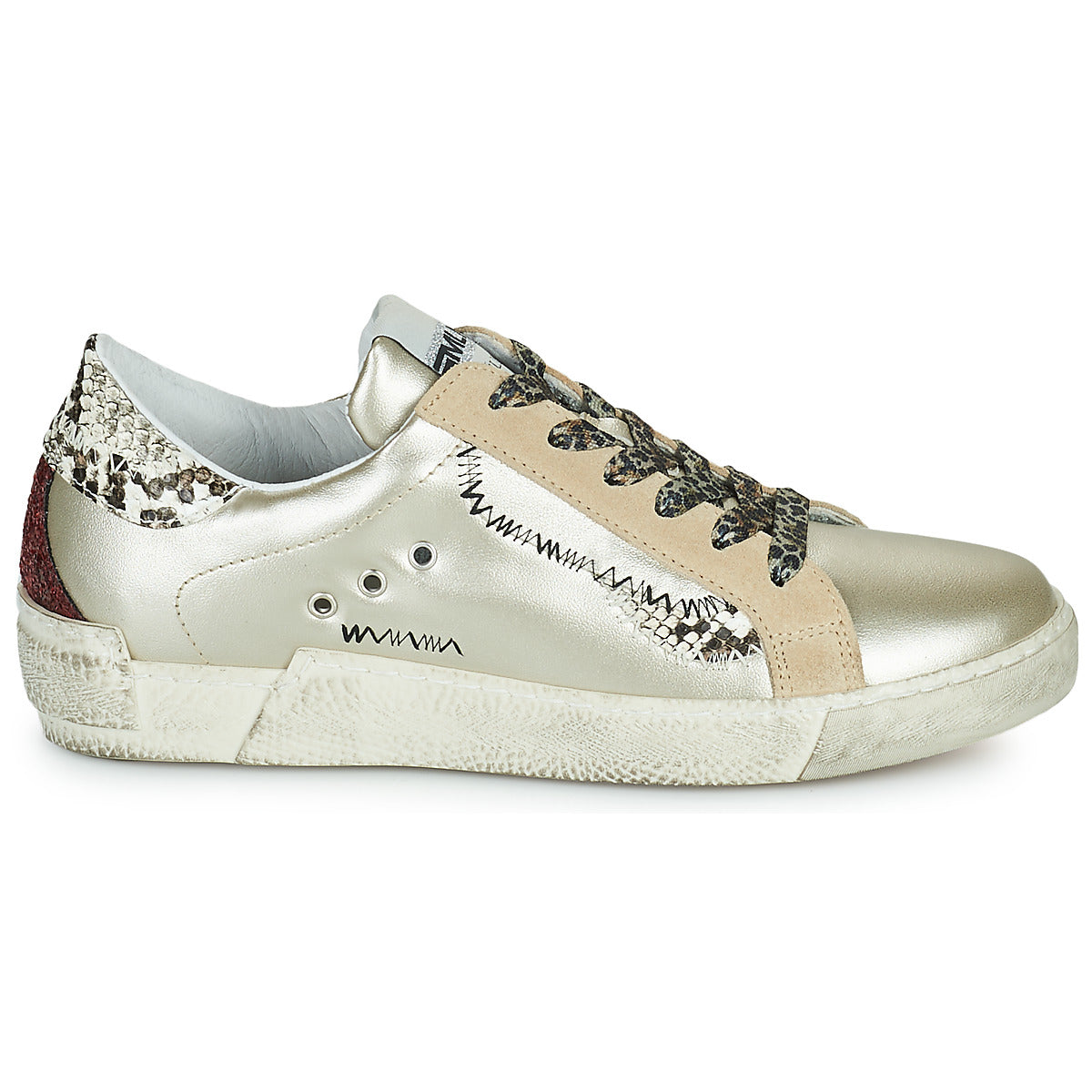 Sneakers basse Donna Meline NK139 Oro