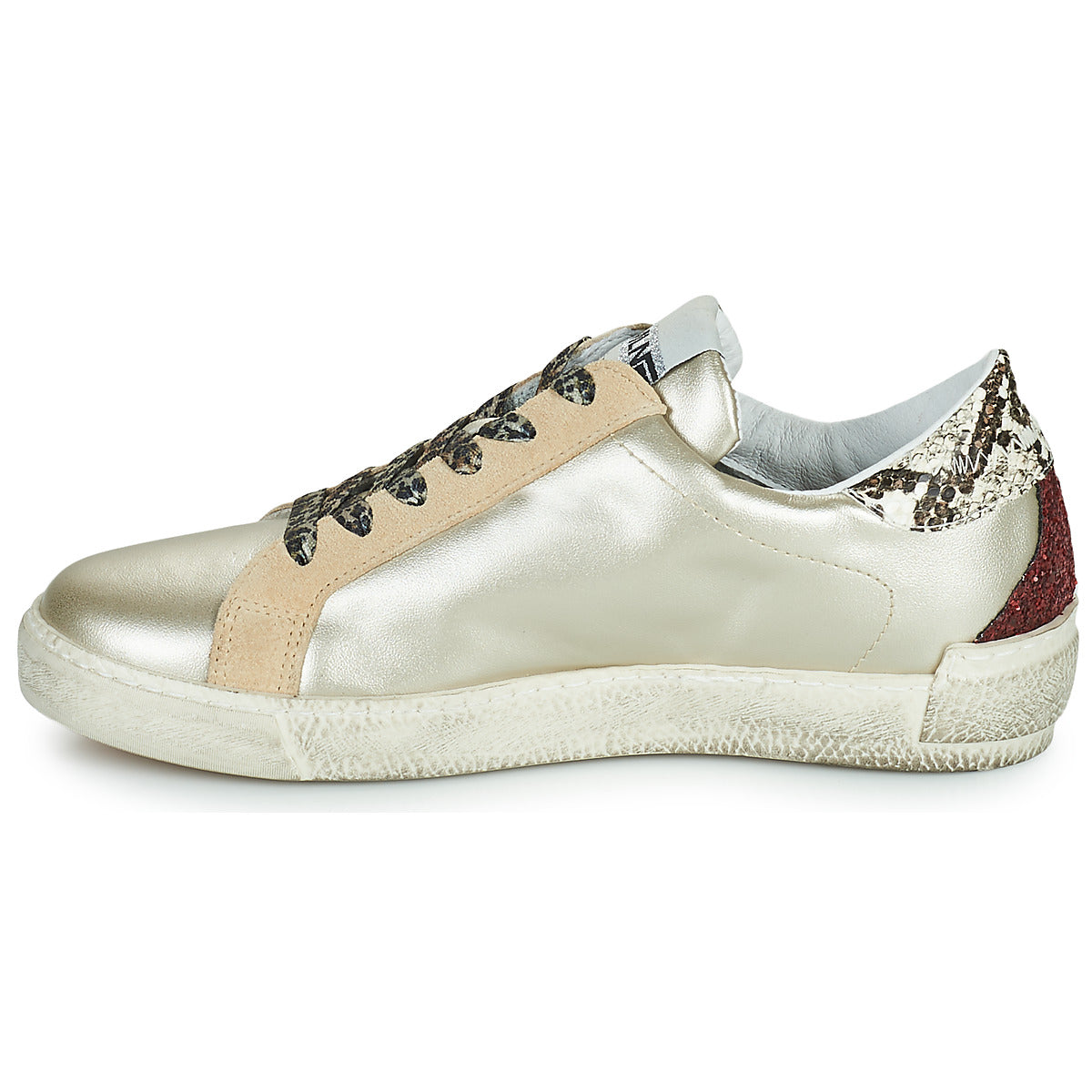 Sneakers basse Donna Meline NK139 Oro