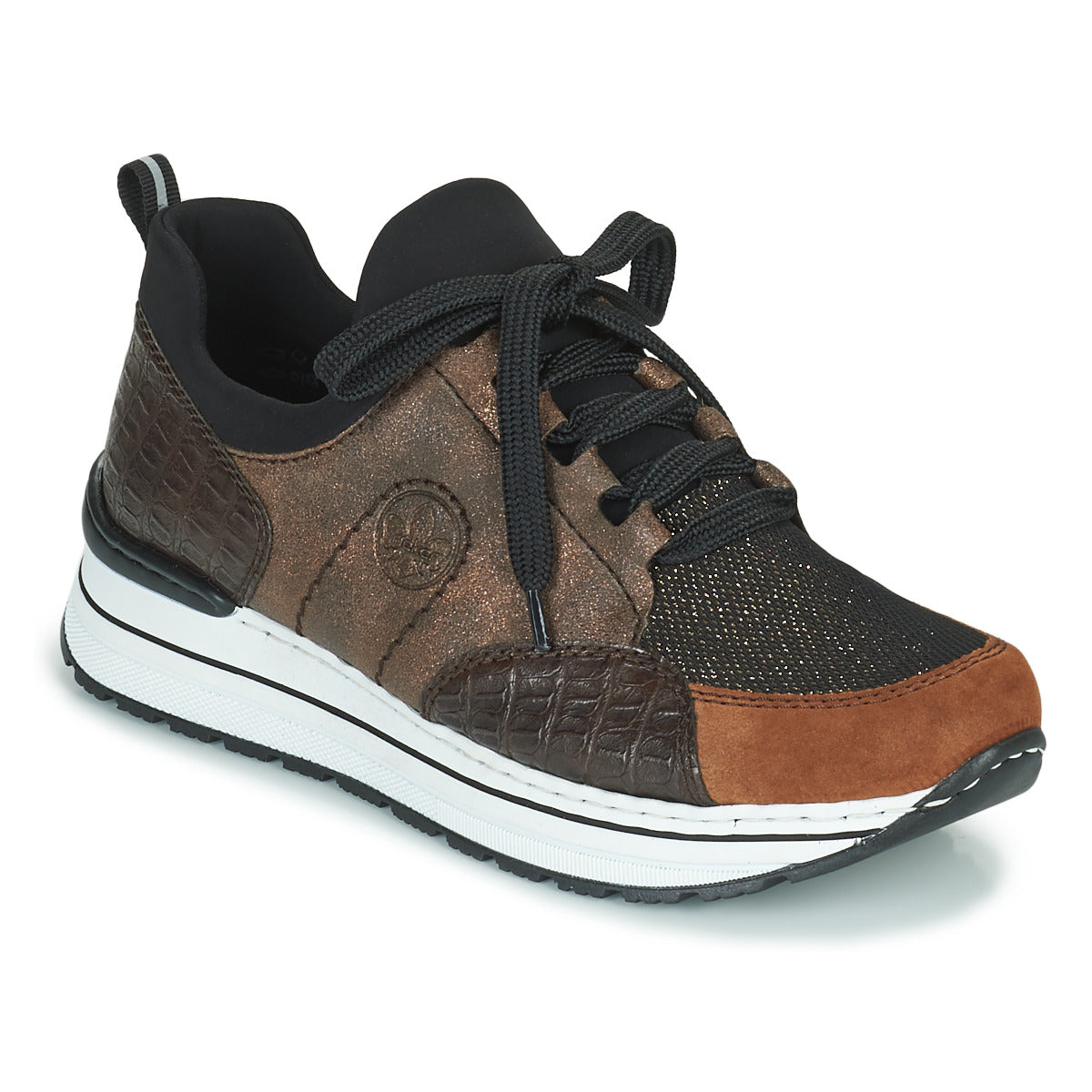 Sneakers basse Donna Rieker  TEMPORA  Marrone