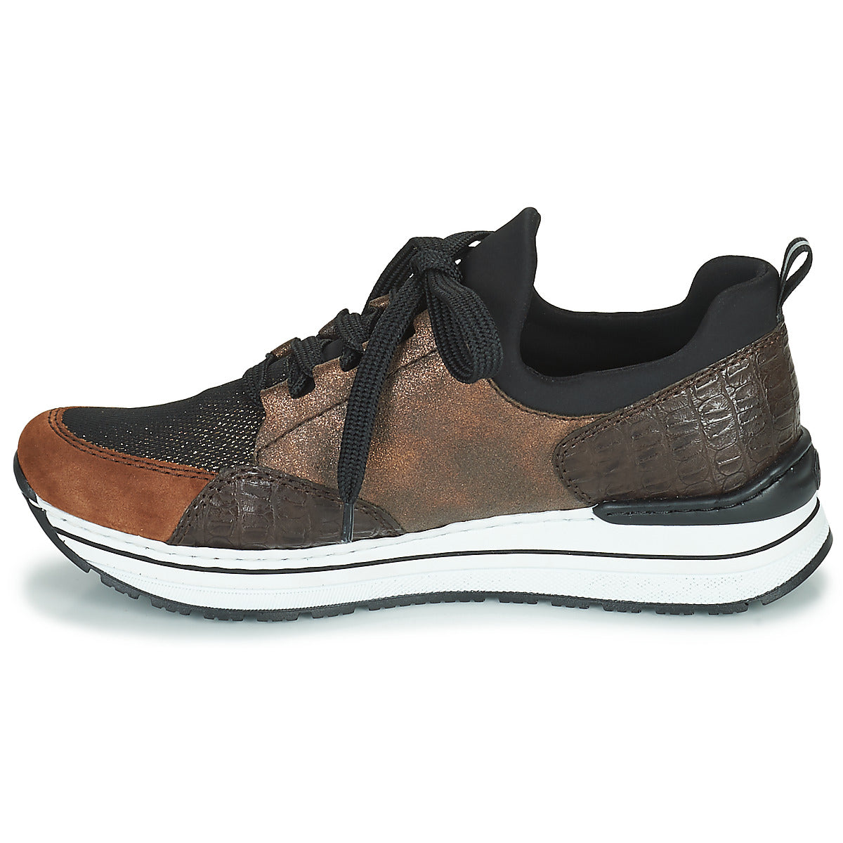 Sneakers basse Donna Rieker  TEMPORA  Marrone