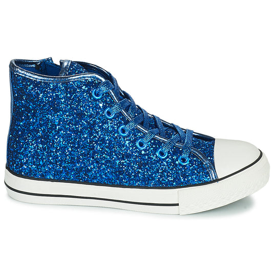 Scarpe bambini ragazza Citrouille et Compagnie OUTIL PAILLETTES Blu