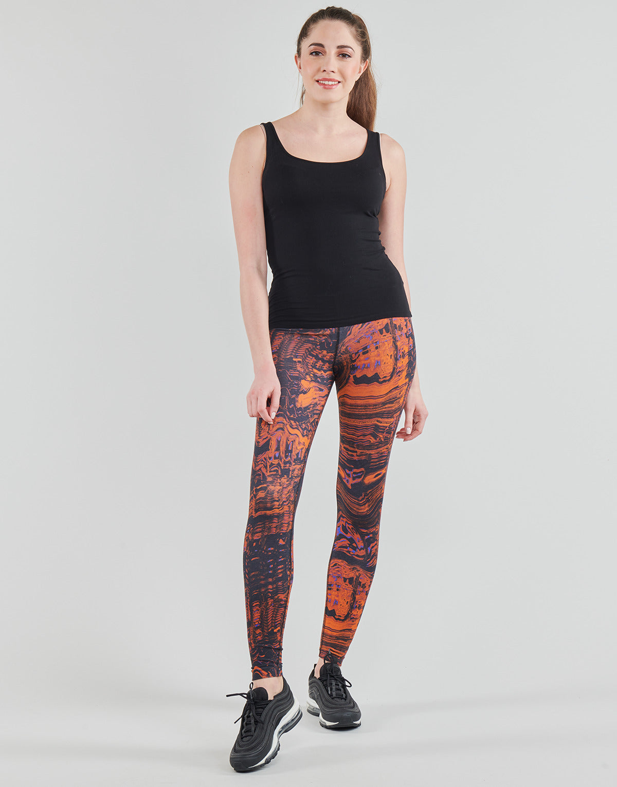 Collant Donna Nike  W NSW LGGNG AOP PRNT  Arancio