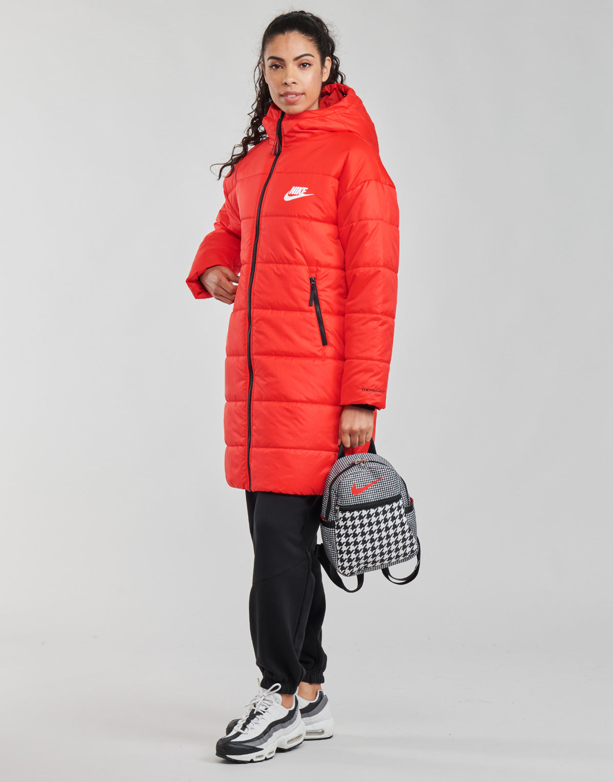 Piumino Donna Nike  W NSW TF RPL CLASSIC HD PARKA  Rosso