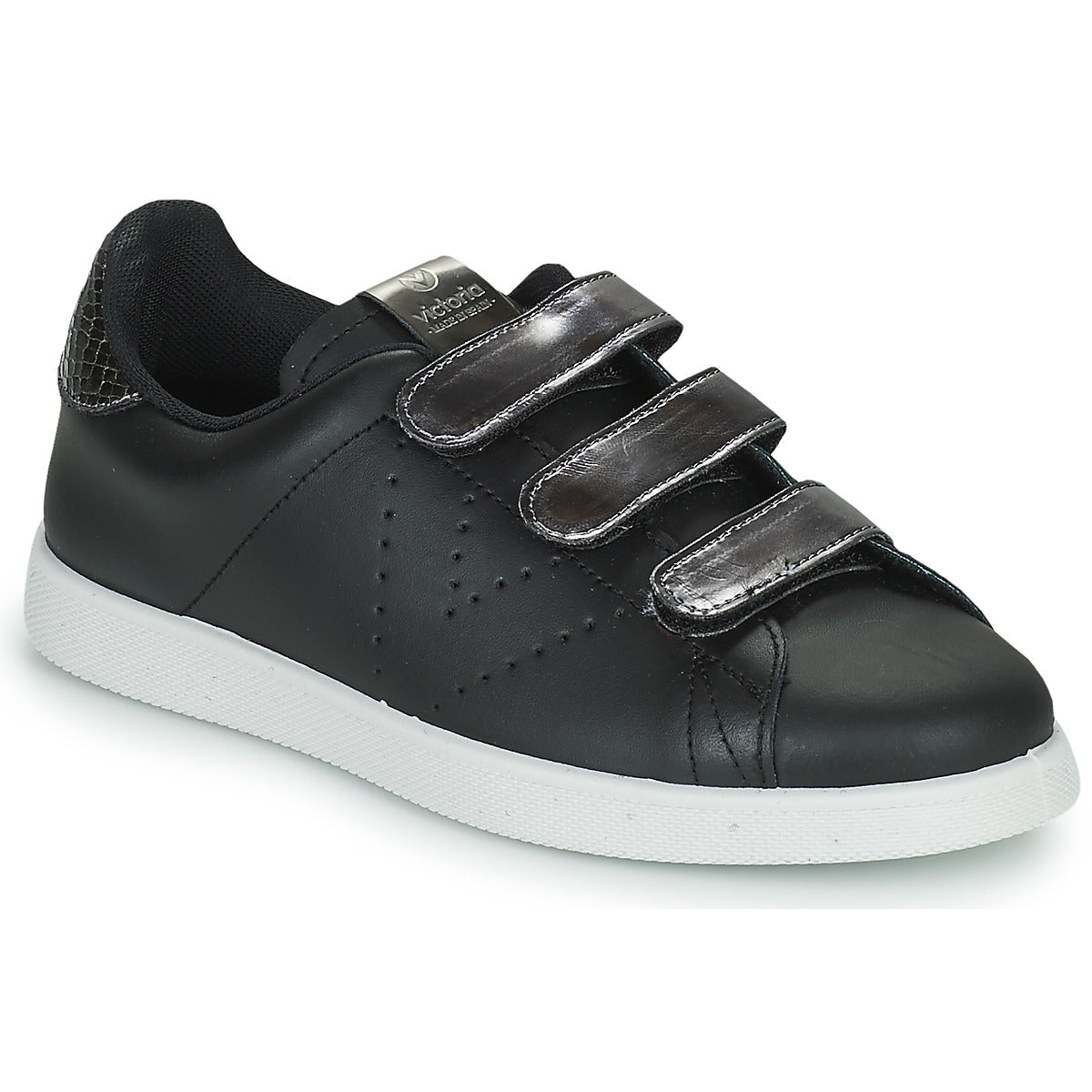 Sneakers basse Donna Victoria HUELLAS TIRAS Nero