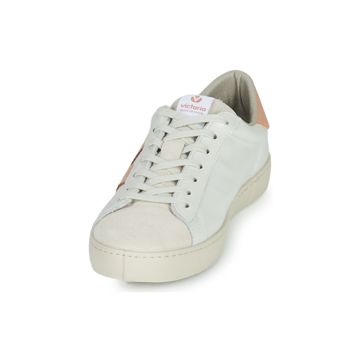 Sneakers basse Donna Victoria BERLIN PIEL CONTRASTE Bianco