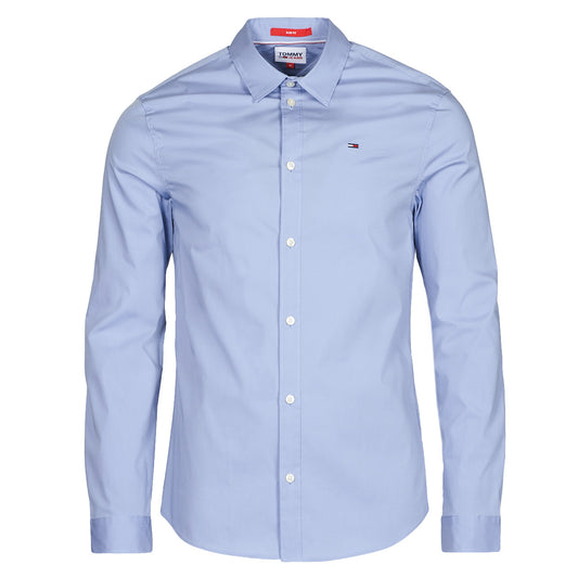 Camicia a maniche lunghe Uomo Tommy Jeans  TJM ORIGINAL STRETCH SHIRT  Blu