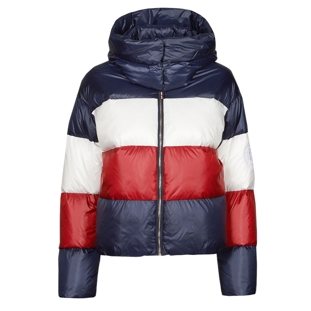 Piumino Donna Tommy Hilfiger COLORBLOCK DWN PUFFER JKT Multicolore