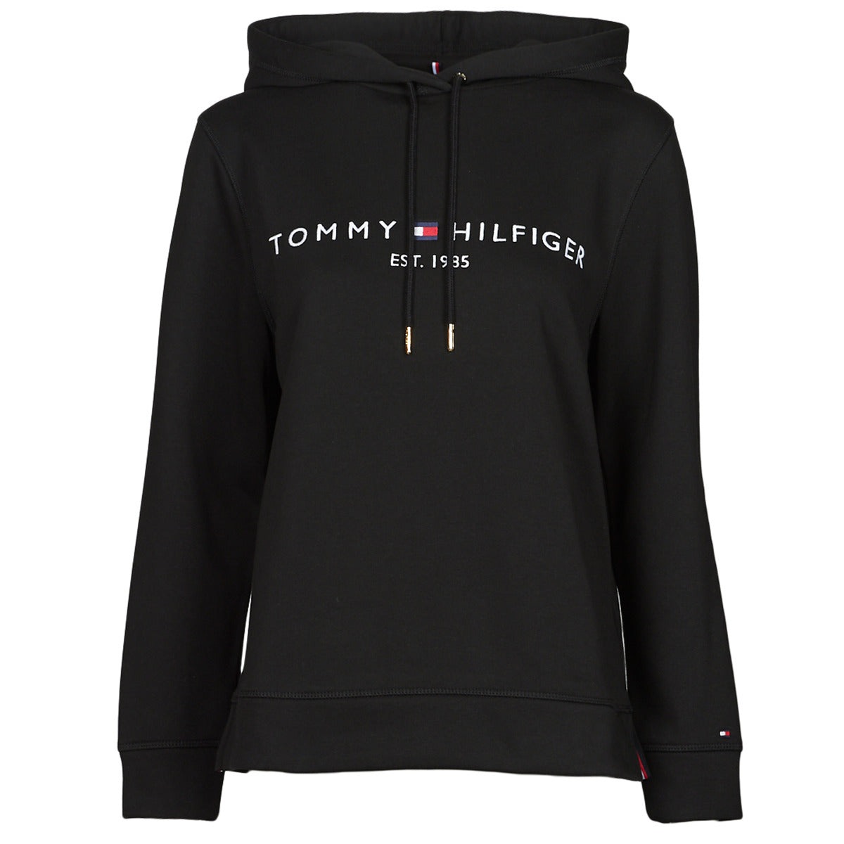 Felpa Donna Tommy Hilfiger HERITAGE HILFIGER HOODIE LS Nero