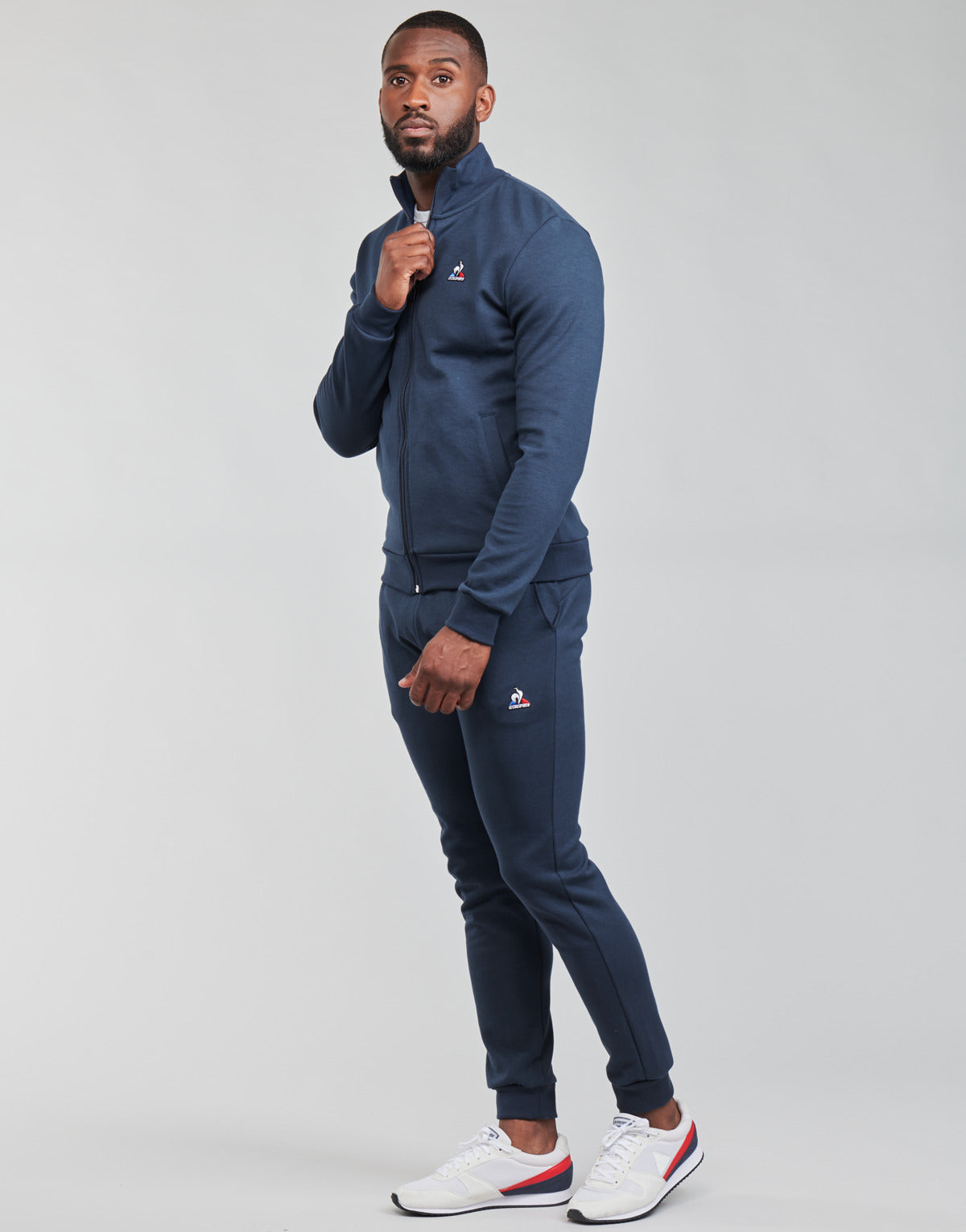 Giacca Sportiva Uomo Le Coq Sportif ESS FZ SWEAT N°4 M Marine