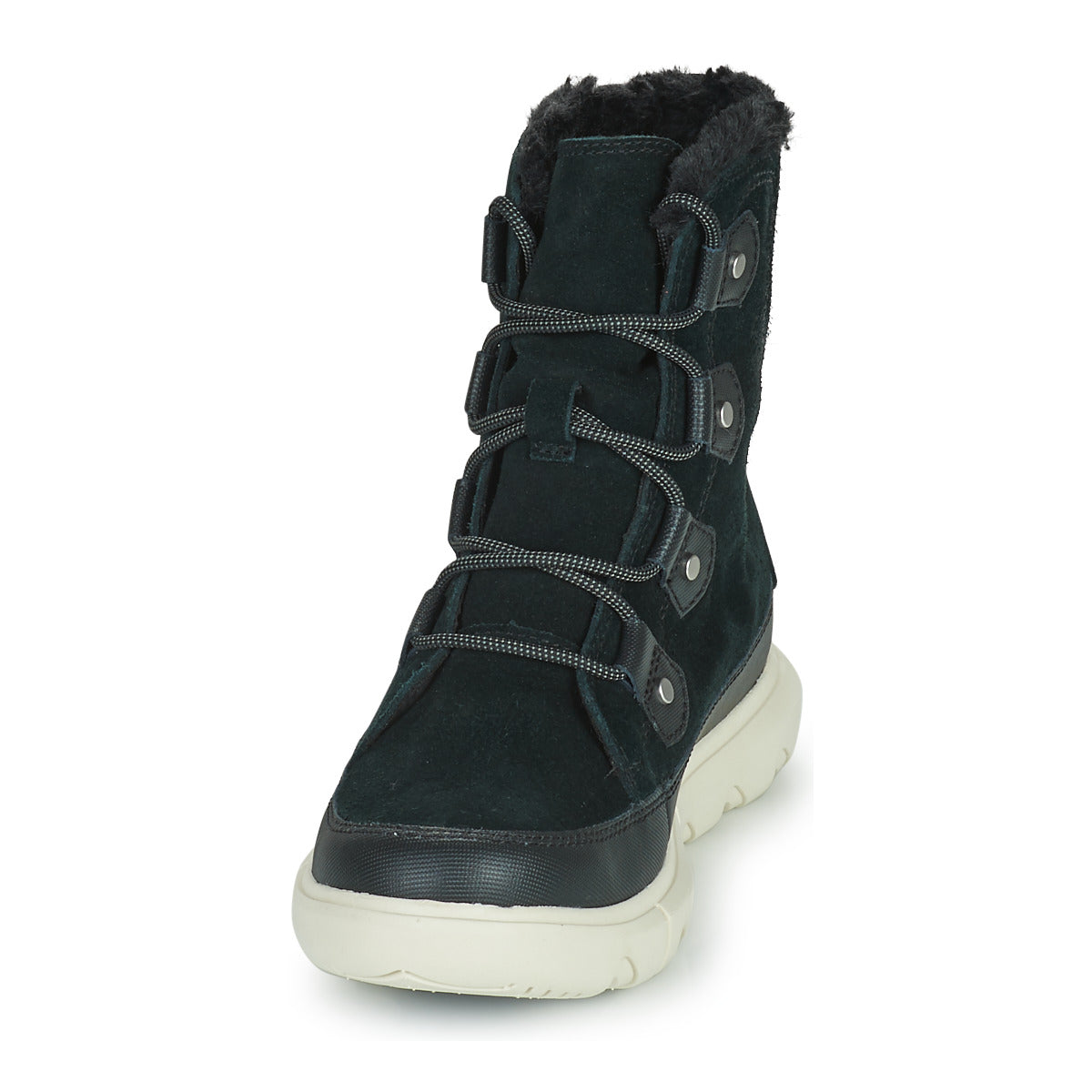 Stivaletti Donna Sorel SOREL EXPLORER II JOAN FAUX FUR Nero