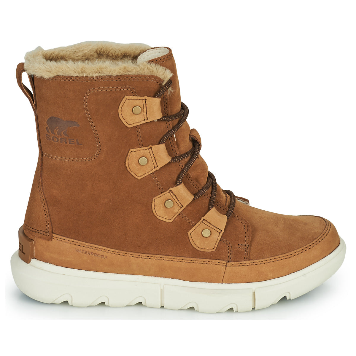 Stivaletti Donna Sorel SOREL EXPLORER II JOAN FAUX FUR Marrone